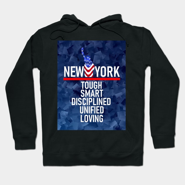 New York Tough Hoodie by aktiveaddict